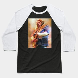 Warren Haynes Guitar Player Baseball T-Shirt